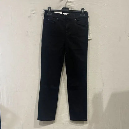 7 For All Mankind - Black Roxanne Ankle Stretch Jeans Size: 26