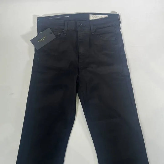 Rag & Bone - Black Nina High-Rise Ankle Skinny Jean Size: 29