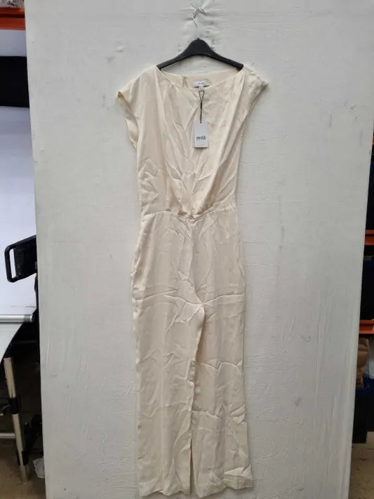 Reiss - Ivory Aurelia Open Back Jumpsuit  Size: Uk 10