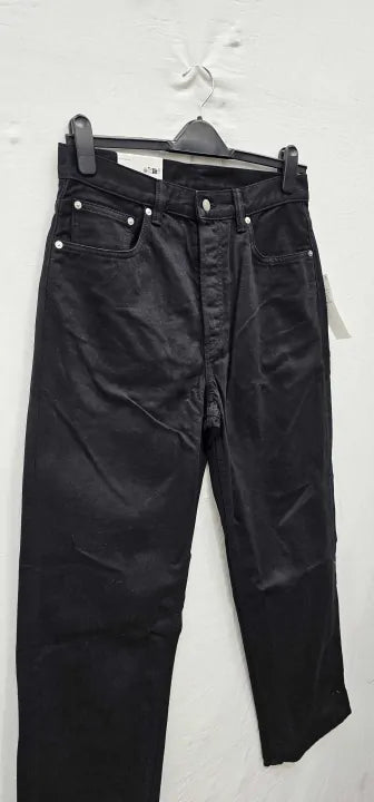 Arket-1121112-006-31 32-Black-Mens Jeans-Black Size: 31/32