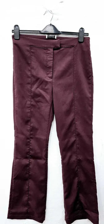 & Other Stories-1051124001-14-Red-Flared Trousers-Red Size: Uk14