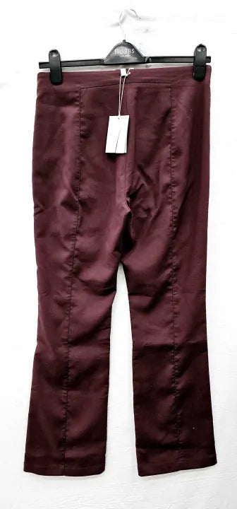 & Other Stories-1051124001-14-Red-Flared Trousers-Red Size: Uk14