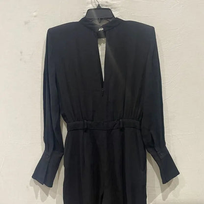 Mango - Black Keyhole Jumpsuit Size: Small