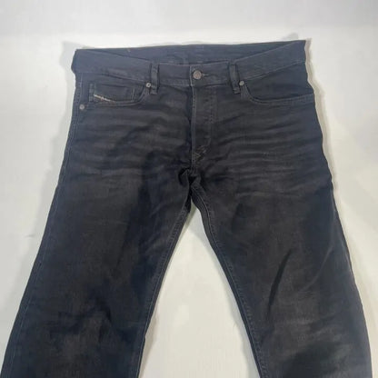 Diesel - Black Tepphar-X Tapered Stretch Jeans Size: W34/L32