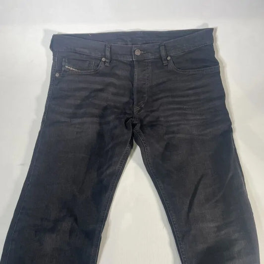 Diesel - Black Tepphar-X Tapered Stretch Jeans Size: W34/L32