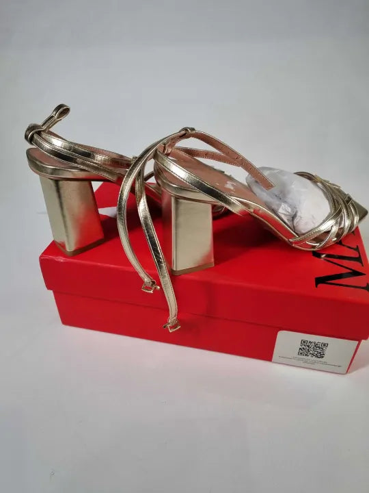 Max & Co, Gold Sunset Heels Size: Uk 5