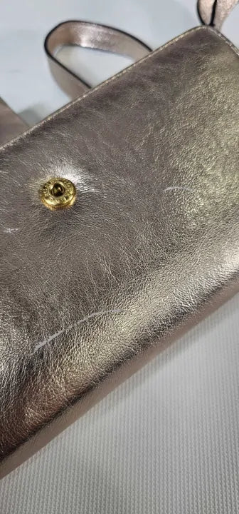 Radley Metallic Large Purse With Long Strap Size: One Size