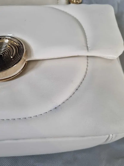 Vince Camuto Cream Verona Shoulder Bag Size: *