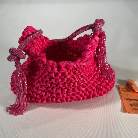 Max&Co.-4511103703 Fuchsia-*-Pink-Pink Candi Beaded Bag Size: *