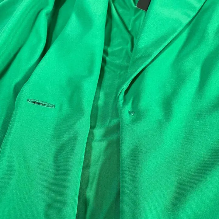 Joseph Ribkoff-233092 4094-Kelly Green-14-Green-Green Notched Collar Blazer Size: Uk 14
