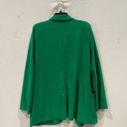 Joseph Ribkoff-233092 4094-Kelly Green-14-Green-Green Notched Collar Blazer Size: Uk 14