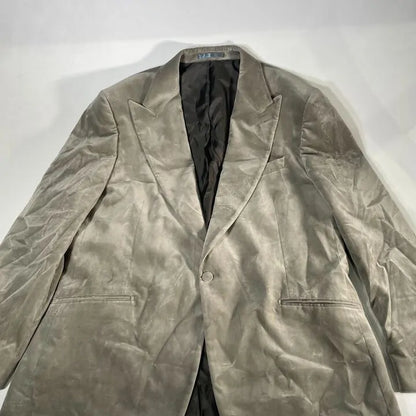 Richard James Savile Row - Grey Velvet Dinner Jacket Size: 48