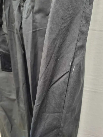 Mango - Black Trousers With Belt Loops Size: 36