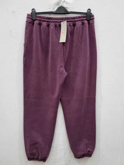 Sweaty Betty - Sand Wash Cuffed Trouser-Cherry Purple Size: Xlarge