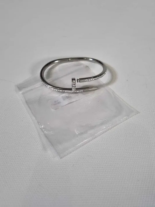 Liv Oliver Modern Pave Bangle Size: *