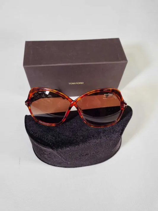 Tom Ford - Shiny Black Tom Ford Rosemin Butterfly Sunglasses 64Mm  Size: 64Mm