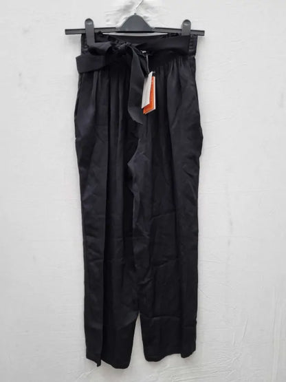 Coco Black Stretch Trousers Size: Uk 12