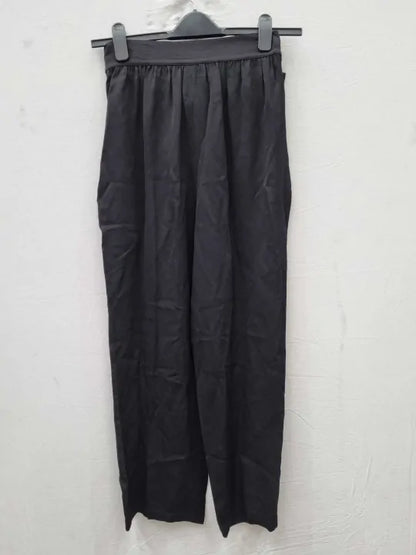 Coco Black Stretch Trousers Size: Uk 12