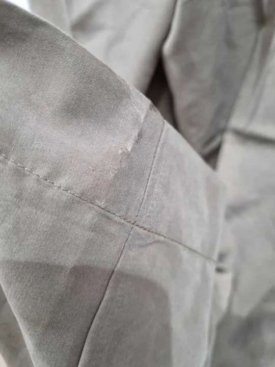 Mango Khaki Modal Suit Trousers Size: Large