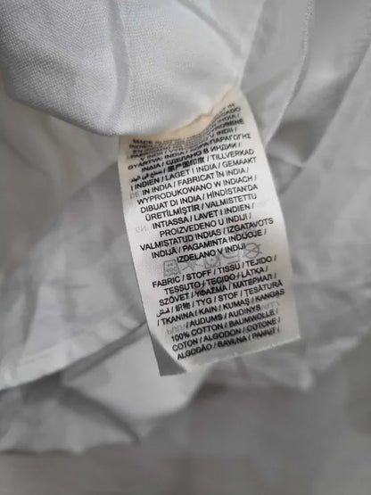 Gant - White Oxford Cotton Shirt  Size: UK 14