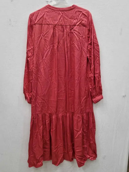 Hobbs London - Pink Esther Midi Dress Size: Uk 12