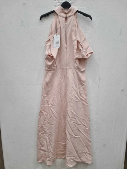 Reiss - Nude Andressa Short Sleeve Dress Size: UK 8