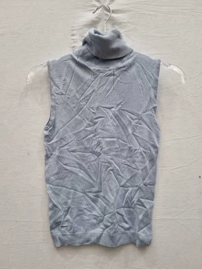 Mango Ribbed Knit Top Size: Xsmall