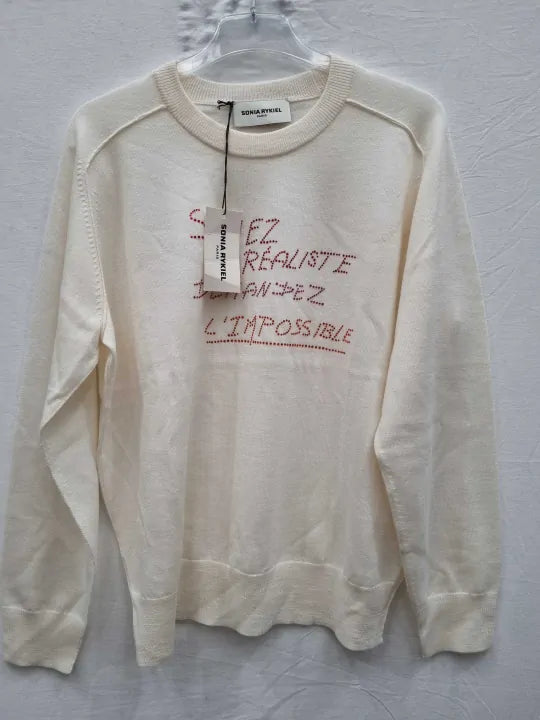 Sonia Rykiel - Black Wool Long Sleeved Jumper Size: Large