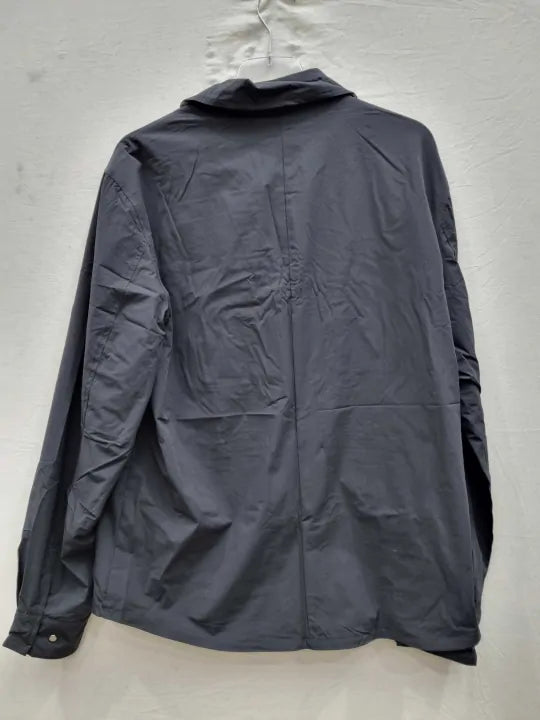 Aquascutum - Black Zip Up Overshirt Size: Large