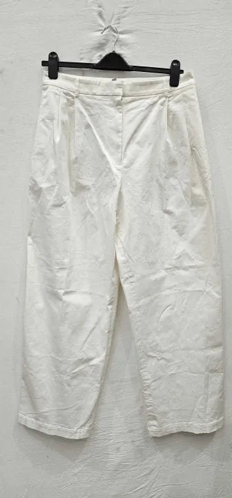 & Other Stories - La Lalo Trouser - White Size: UK 16