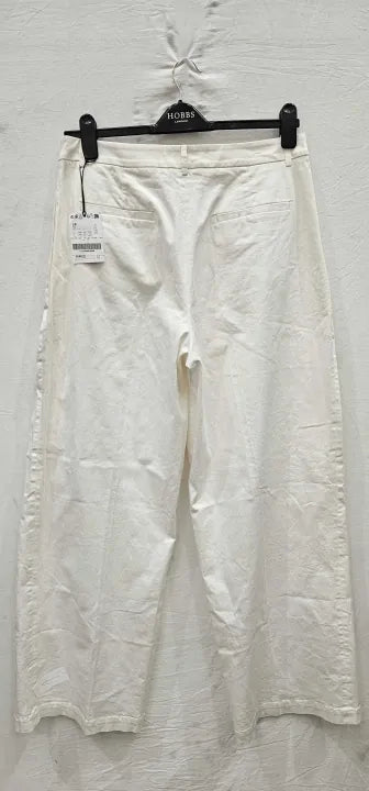 & Other Stories - La Lalo Trouser - White Size: UK 16