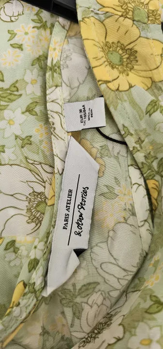 Printed Sleeveless Maxi Dress Size: 8