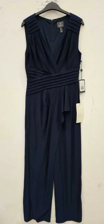 Adrianna Papell Women'S Jersey Draped Jumpsuit Size: Uk8