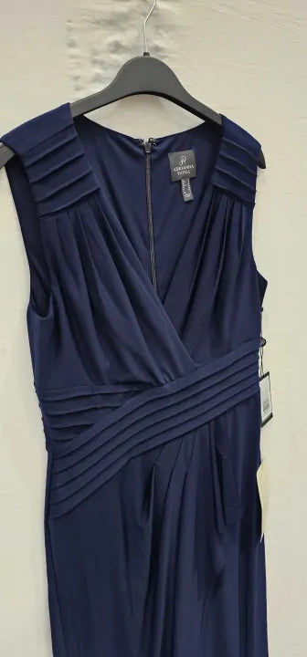 Adrianna Papell Women'S Jersey Draped Jumpsuit Size: Uk8