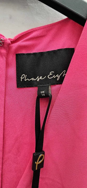 Phase Eight - Pink Petite Piper Ombre Dress - Pink Size: Uk10