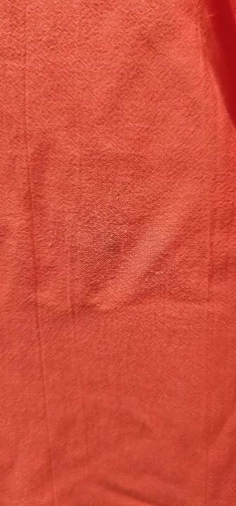Reiss - Coral Etta Embroidered Cotton Blend Kaftan - Orange / Coral Size: Uk8