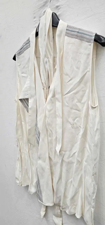 Reiss - Ivory Romy Sleeveless Shell Top - White Size: Uk10