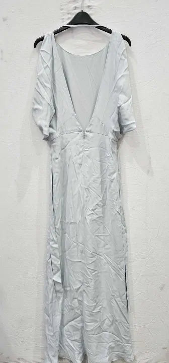Reiss-29342850-10-Green-Mint Ida Split Sleeve Maxi Dress-Green Size: Uk10
