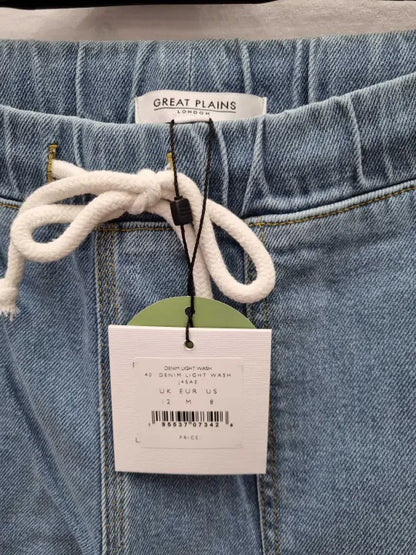 Great Plains Light Blue Jeans Size: Uk 12