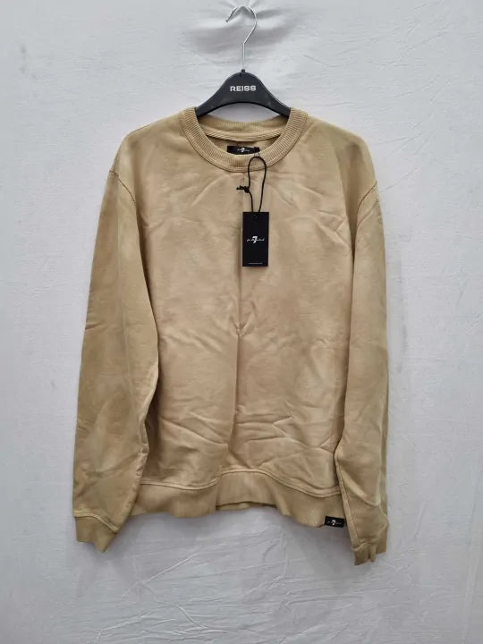 7 For All Mankind Brown Sweather Size: Medium