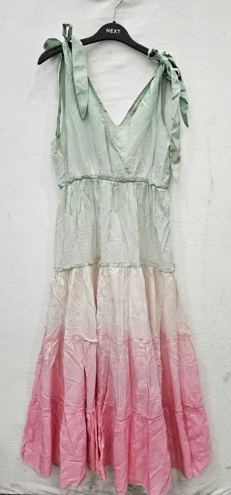 Pranella - Jinka Mint-Pink Ombre - Multi Size: S