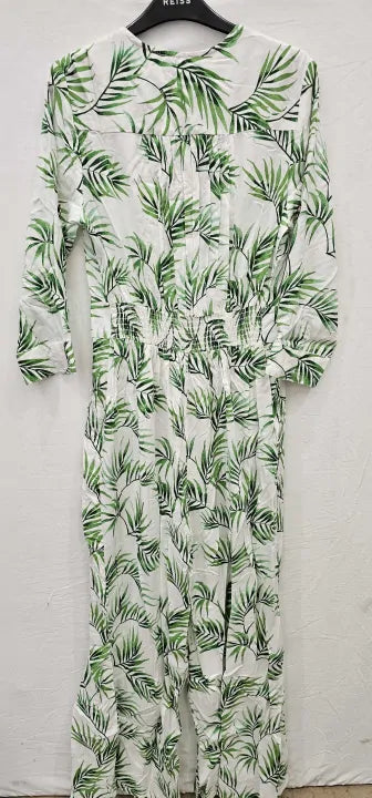 Somerset By Alice TemperleyM ulti Palm Print Jumpsuit-Multi Size: UK 8