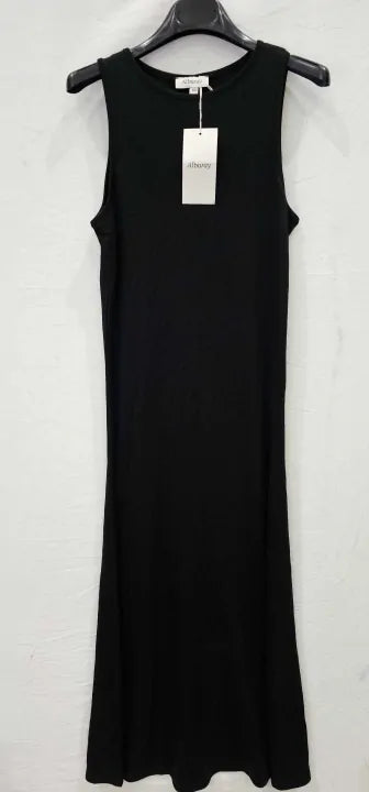 Albaray - Black Jersey Racer Back Maxi Dress - Black Size: UK 10