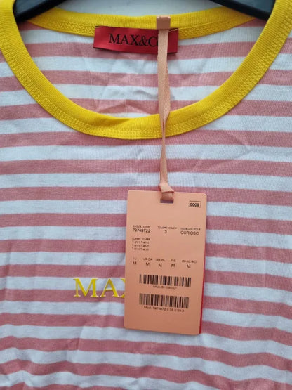 Max&Co. T-Shirt Time Size: Medium