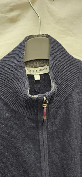 Scott & Scott London - Navy - Zip Size: L