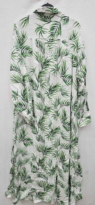 Somerset By Alice Temperley-U20681D1A-12-Multi-Palm Print Maxi Shirt Dress-Multi Size: Uk12  deal !!