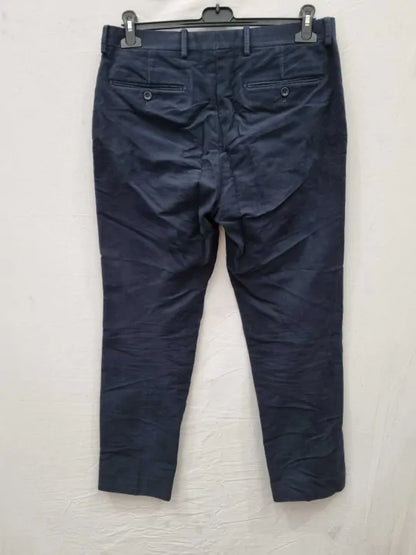 Charles Tyrwhitt Cord 5 Pocket Jeans - French Navy Size: W32 30L