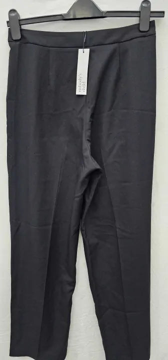 Nobody'S Child-B224464Blk-10-Black-Navy Bonnie Tailored Trousers-Black Size: Uk10