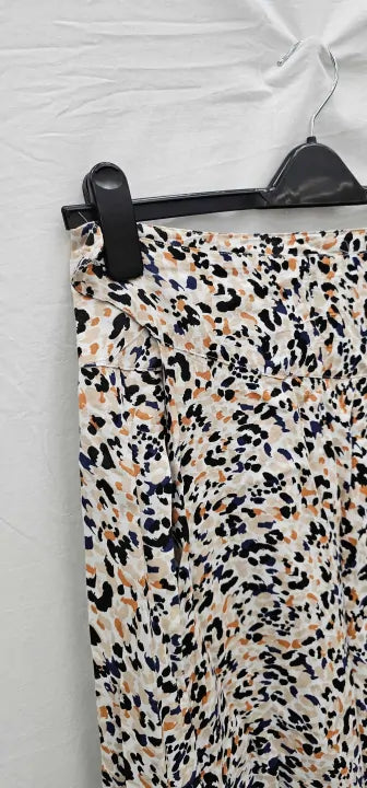 Somerset By Alice Temperley-U20728C2B-14-Multi-Animal Print Pleated Midi Wrap Skirt-Multi Size: Uk14