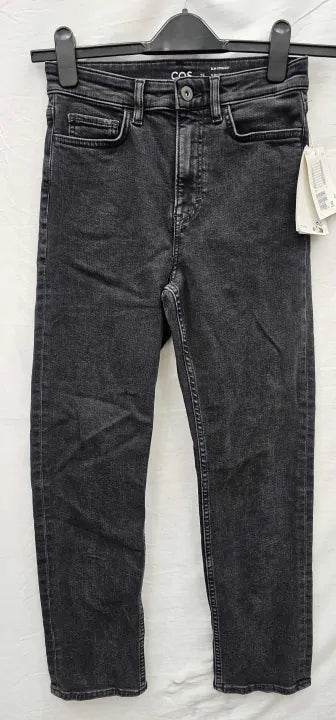 Cos-038622 Grey-27-Grey- Grey Slim Straight Jeans-Grey Size: 25